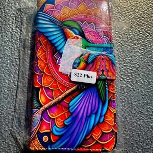 Colorful Bird Pattern Phone Case for S22 Plus